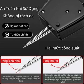 MÁY NHỔ LÔNG VỊT CẦM TAY DÙNG PIN TIỆN DỤNG