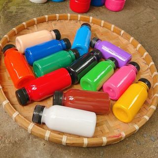 12 Màu tô tượng đậm đặc đã pha sẵn chai 100ml