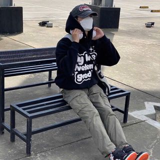 Áo Hoodie Nỉ PE Dày In Nổi "My Love I've Been Good" Unisex