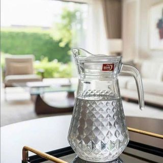 BỘ BÌNH THUỶ TINH KÈM 6 LY SỌC A-EH1009-2BL7 (T6)