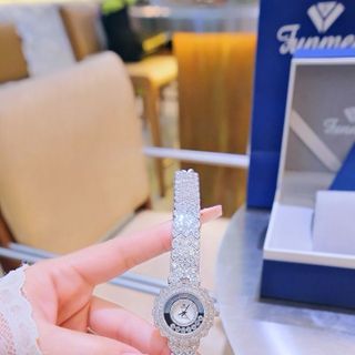 ĐỒNG HỒ NỮ CHÍNH HÃNG FUNMEI F2128 ĐÁ XOAY FULLBOX HÃNG