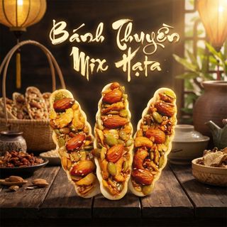 BÁNH THUYỀN MIX HẠT THƠM NGON CHẤT LƯỢNG 500G - WINNIE HOUSE