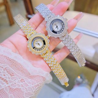 ĐỒNG HỒ NỮ CHÍNH HÃNG FUNMEI F2128 ĐÁ XOAY FULLBOX HÃNG