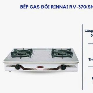 BẾP GAS ĐÔI RINNAI RV-370(SM)N-VS
