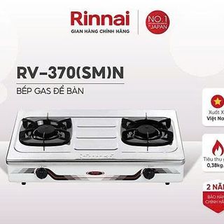 BẾP GAS ĐÔI RINNAI RV-370(SM)N-VS