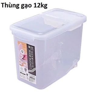 Thùng Đựng Gạo Thông Minh CHAHUA 10kg, 12kg, 15kg - Thùng Gạo Chất Liệu Nhựa PP An Toàn Tiện Lợi
