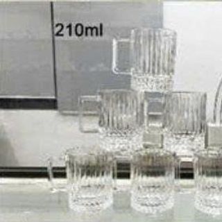 BỘ BÌNH THUỶ TINH KÈM 6 LY QUAI YZH-40L7 (T6)