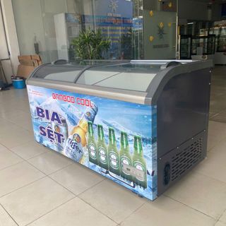 Tủ bia sệt 10 két nằm Bamboo Cool