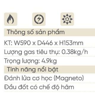 BẾP GAS ĐÔI RINNAI RV-365(G)N