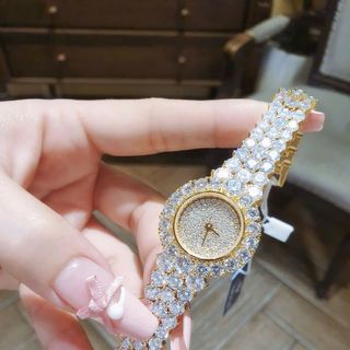 SET ĐỒNG HỒ NỮ CHÍNH HÃNG FUNMEI MỚI NHẤT F2163 KÈM DÂY CHUYỀN FULL HỘT XOÀN FULLBOX