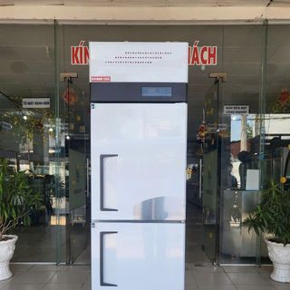 Tủ đông/mát 2 cánh inox Bamboo Cool 500 lít