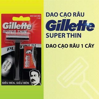 DAO CẠO RÂU GILLETTE SUPER THIN KÈM LƯỠI DAO