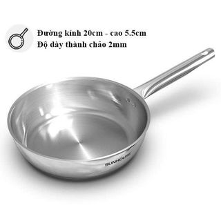 CHẢO INOX ĐA LỚP SIZE 20CM SUNHOUSE IN20M6