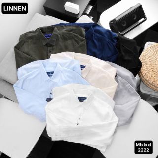 Sơ mi tay dài nam. Chất linen