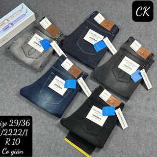 Jeans dài nam,  co giãn ,vải dày