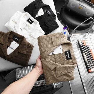 Áo thun polo nam. Chất 100% cotton, vải dệt hoạ tiết sang trọng tinh tế dày dễ mặc