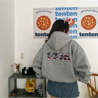 Áo Khoác In Số 1776 Dày Mịn Phom Boxy Cánh Dơi - Hàng Đẹp Bán Shop