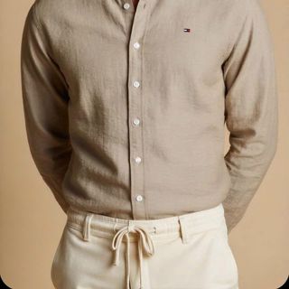 Áo sơ mi nam. Chất liệu Linnen 100%  , Wash mềm vải mịn vải tưng , sợi tencel chống nhăn chất hút mồ hôi thoải mái