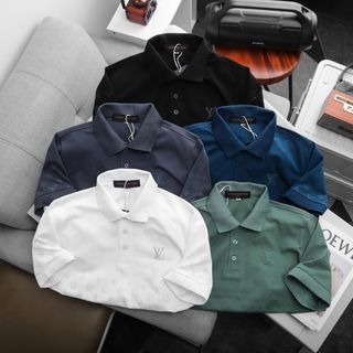 Áo thun polo nam. Chất vải cá sấu cotton mịn mướt cực đẹp