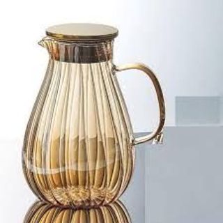 Bộ Bình 6 Cốc Thủy Tinh Bí Vàng DIAMONDS (THÙNG 8B)