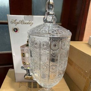 Bình Vòi Thủy Tinh Vàng 4,5L (THÙNG 4C)