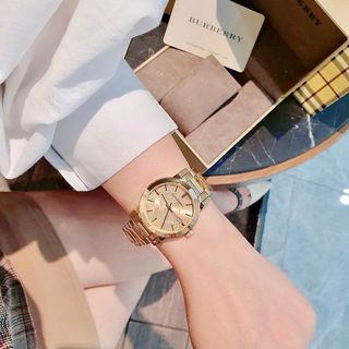 ĐỒNG HỒ NAM NỮ LẺ SIZE CAO CẤP BUBBERI MẶT SAPHIRE DÂY THÉP SỐ VẠCH