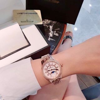 SĂN SALE ĐỒNG HỒ NỮ SIÊU CẤP JAGER LECOULTRE DÂY THÉP
