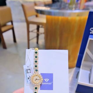 QUÀ VALENTINE ĐỒNG HỒ NỮ CHÍNH HÃNG FUNMEI F2051 ĐÍNH ĐÁ SWAROSKI FULLBOX TEM HÃNG