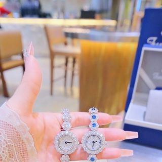 QUÀ VALENTINE ĐỒNG HỒ NỮ CHÍNH HÃNG FUNMEI F2051 ĐÍNH ĐÁ SWAROSKI FULLBOX TEM HÃNG