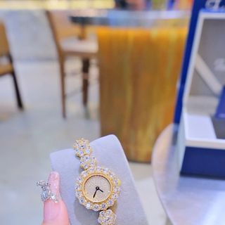 QUÀ VALENTINE ĐỒNG HỒ NỮ CHÍNH HÃNG FUNMEI F2051 ĐÍNH ĐÁ SWAROSKI FULLBOX TEM HÃNG