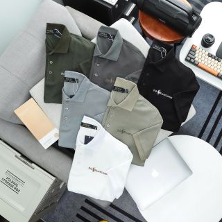 Áo thun polo nam. Chất vải cá sấu lục giác co giãn thoải má