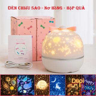 ĐÈN NGỦ CHIẾU SAO 3D CHIẾU TRẦN NGÀN SAO