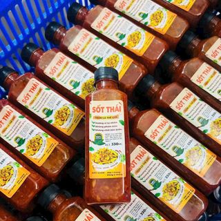 Sốt thái được nấu chín dùng để trộn chân gà, tai heo, chai 420ml