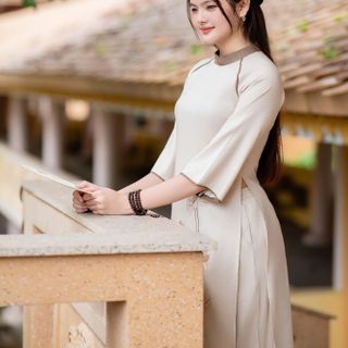 PHÁP PHỤC HUYỀN TRANG( THỦ ĐỨC) - CHUYÊN GIÁ CUNG CẤP SỈ - Áo Dài Cách Tân Lá Ngủ Sen