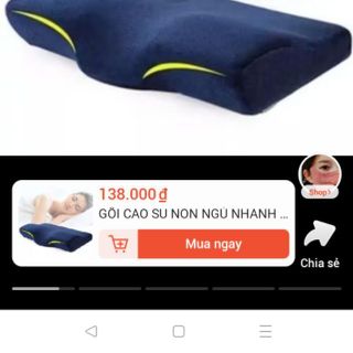 Gối cao su non Nhật Bản giấc ngủ nhanh chóng chất lượng cao cấp