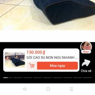 Gối cao su non Nhật Bản giấc ngủ nhanh chóng chất lượng cao cấp