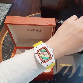 SĂN SALE ĐỒNG HỒ NỮ TRUNG CẤP RITRARD KẸO DÂY SILICON XANH VÀ VÀNG