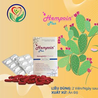 Thực phẩm bảo vệ sức khỏe Hempoin Plus – Tái tạo máu & Chăm sóc sức khỏe phụ nữ, hỗ trợ da, nội tiết
