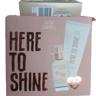 Naomi Campbell HERE TO SHINE EDT NATURAL SPRAY 15ml & BODY LOTION 50ml Bộ Sản Phẩm Hương Thơm Tự Nhiên