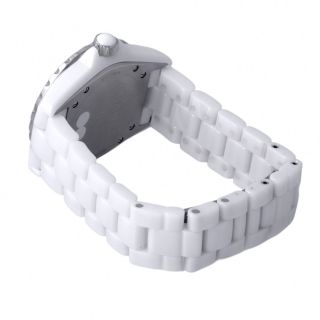 ĐỒNG HỒ NỮ CAO CẤP CHANEU CERAMIC TRẮNG MẶT HỒNG