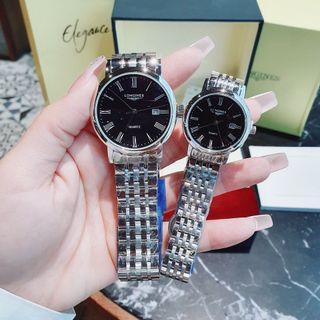 SĂN SALE ĐỒNG HỒ NỮ TRUNG CẤP LONGIN MẶT TRÒN KHOÁ BƯỚM