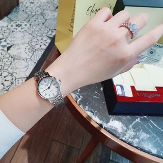 SĂN SALE ĐỒNG HỒ NỮ TRUNG CẤP LONGIN MẶT TRÒN KHOÁ BƯỚM
