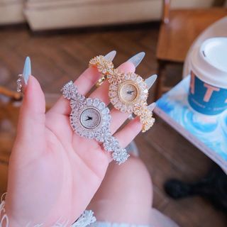 ĐỒNG HỒ NỮ CHÍNH HÃNG FUNMEI F3902 HOA MAI ĐÍNH ĐÁ SWAROSKI FULLBOX TEM