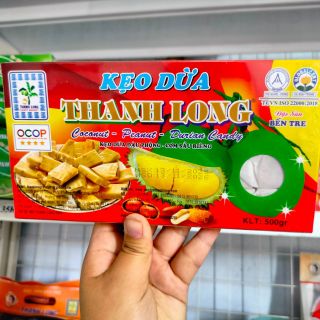 Kẹo dừa đậu phộng cơm sầu riêng 500g