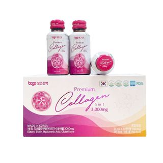 NƯỚC UỐNG COLLAGEN 5 IN 1 3000MG PREMIUM (75ML X 10 CHAI/HỘP, 10 HỘP/THÙNG)