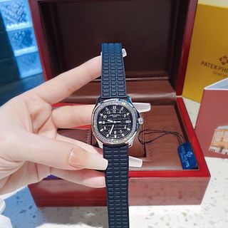 ĐỒNG HỒ NỮ CAO CẤP FATEK NAUTILUS MẶT SỐ VUÔNG VIỀN ĐÁ DÂY CAO SU NHIỀU MÀU