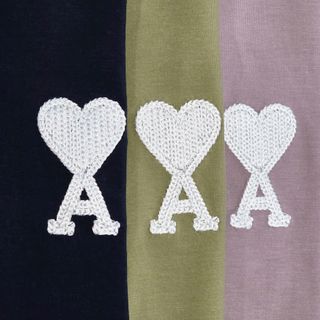 Áo thun nam.  Áo Ami Logo 399.  Chất liệu cotton 4 chiều, co giãn mềm mịn