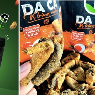Da cá giòn rụm Vị Trứng Muối - gói 25g