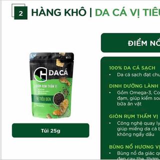 Da cá giòn rụm Vị Tiêu - gói 25gr