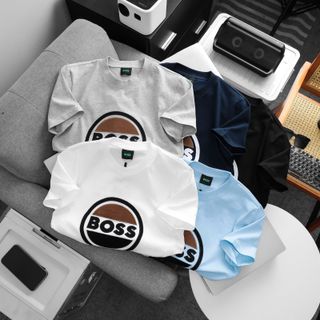 Áo thun nam. Chất cotton 2c dày mịn  Logo thêu đắp chuẩn web tỉ mỉ, full phụ liệu hãng